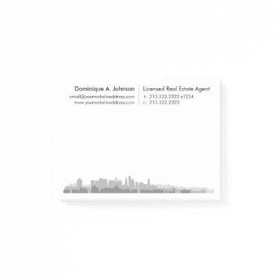 Urban Real Estate Personalized Post-It® Notes