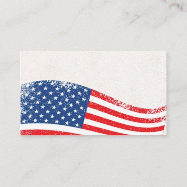 US Flag distressed patriotic red white and blue