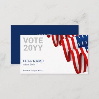 US Flag Editable Political Campaign