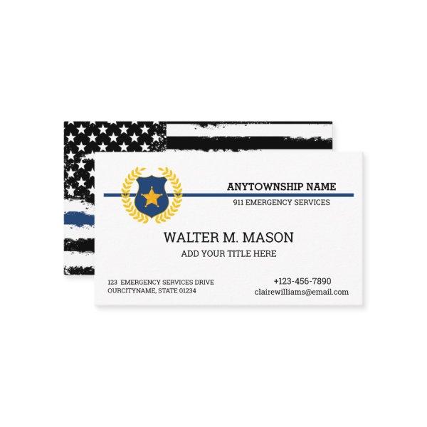 US FLAG | Thin Blue Line Police