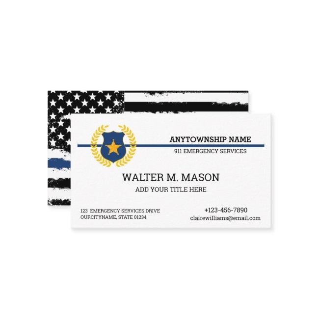 US FLAG | Thin Blue Line Police