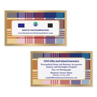 US Virgin Islands Madras Plaid Caribbean Custom