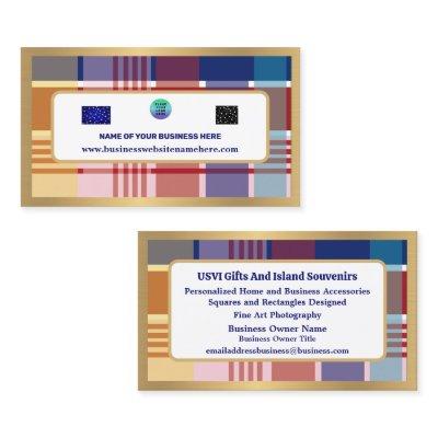 US Virgin Islands Madras Plaid Caribbean Custom