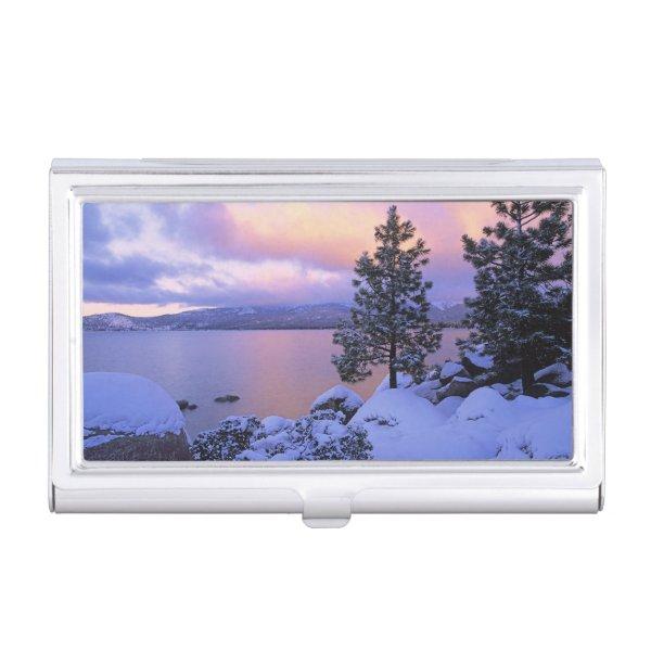USA, California. A winter day at Lake Tahoe. Case For