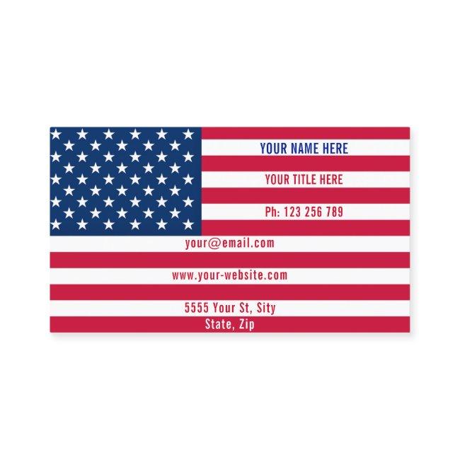 USA Flag Personalized Your Design