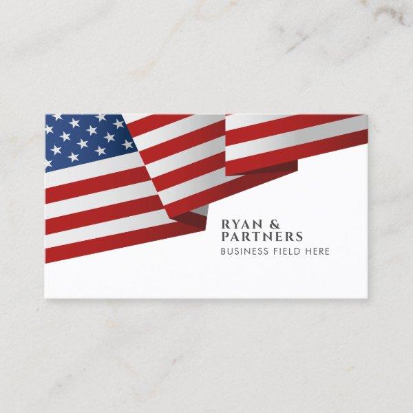 USA Flag | Insignia | Pop Art White