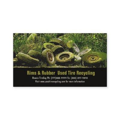 Used Tires Recycling Dump or Depot Center