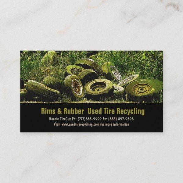 Used Tires Recycling Dump or Depot Center