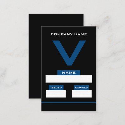 V Design, Visitor Cards