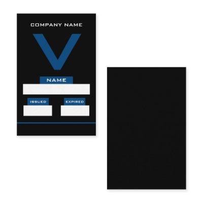 V Design, Visitor Cards