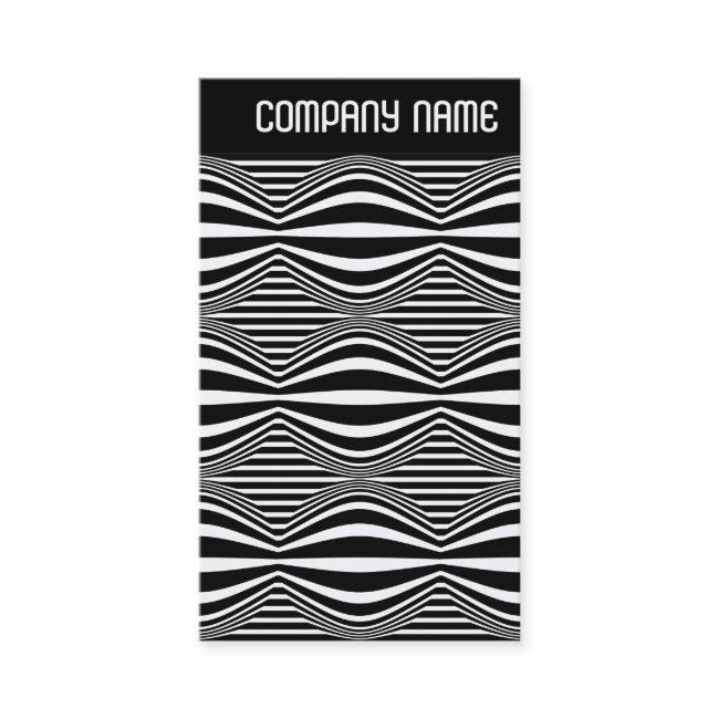 V Header - Op Art Lines and Spheres