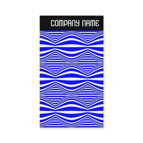 V Header - Op Art Lines and Spheres