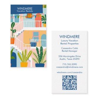 Vacation Rental Real Estate Agent Realtor QR Code