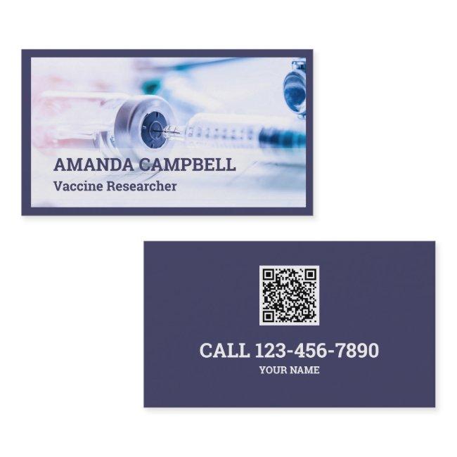 Vaccine Researcher QR Code