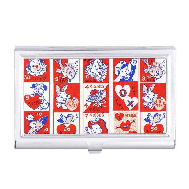 Valentine Retro Love Hugs Cute Pattern Case