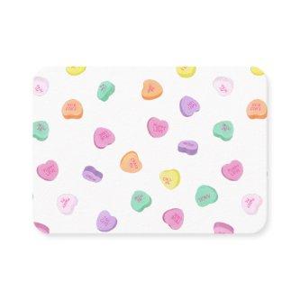 Valentines Day Candy Hearts Pattern