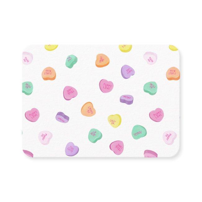 Valentines Day Candy Hearts Pattern