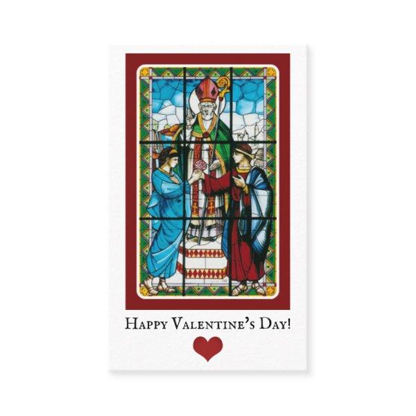 Valentine's Day Greeting Religious Prayer Cards