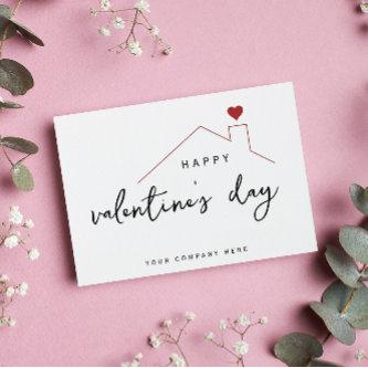 Valentine's Day Heart Promotional Real Estate Postcard