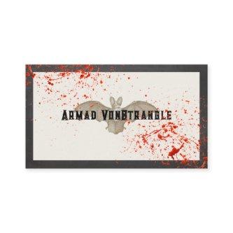 Vampire Bat Blood Splatters