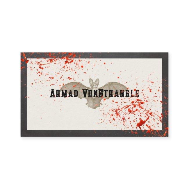 Vampire Bat Blood Splatters