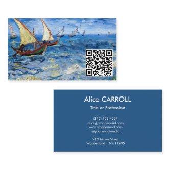 Van Gogh - Seascape at Saintes-Maries - QR Code