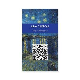 Van Gogh - Starry Night Over the Rhone - QR Code