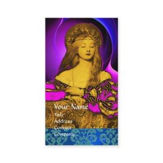 VANITY BEAUTY-FASHION COSTUME DESIGNER Blue Damask