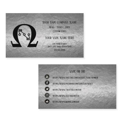 VAPE  | Sub Ohm  Silver Business Social Media