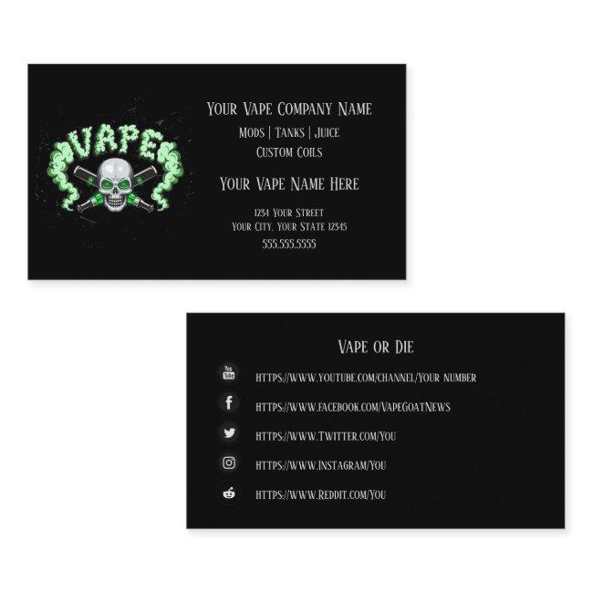 VAPE  | Vape Skull Business with Social Media