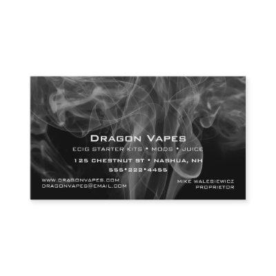 Vapor Vape Plume of Smoke Black & White