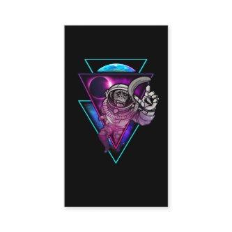 Vaporwave Astronaut Space Art Monkey Banana