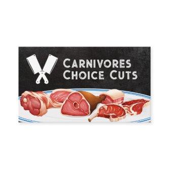 Variety Cut Meats on Plate | Butcher