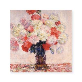 Vase Of Peonies By Claude Monet Square