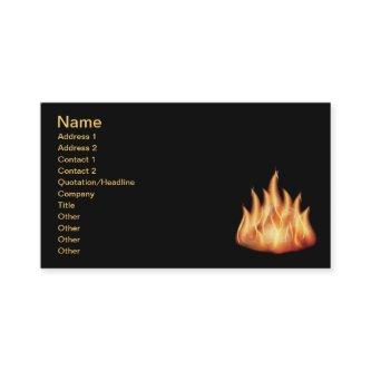 vector-flames1- HOT FIRE FLAMES BURING BLACK ORANG