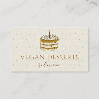 Vegan Desserts Cakes Neutral Brown Pastel Bakery