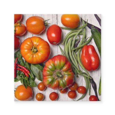 Vegetable and Herb Harvest Square