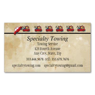 VehicleTowing Roadside Assistance Recovery Busines  Magnet