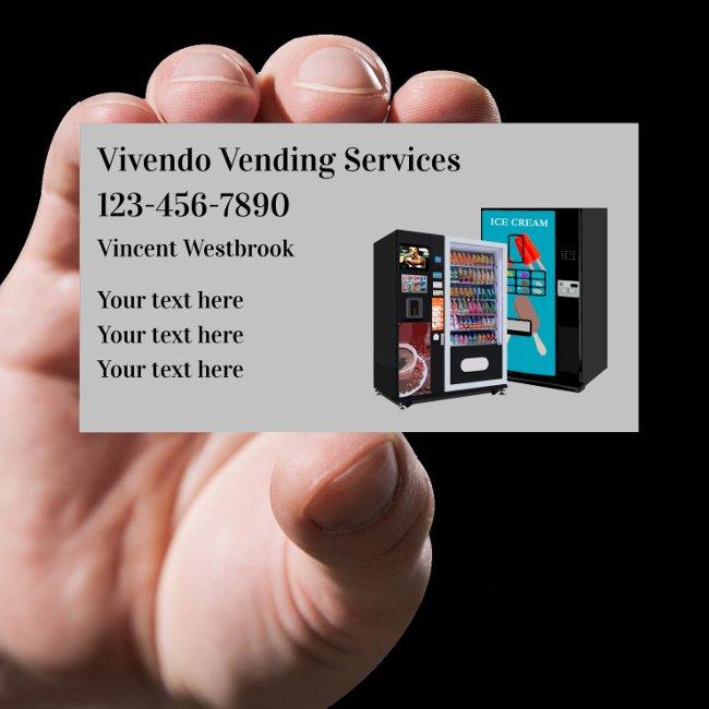 Vending Machines Themed Template
