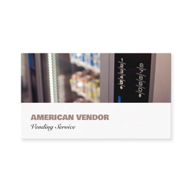 Vending Service QR Code Vendor Food Snack