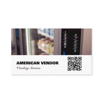 Vending Service QR Code Vendor Food Snack