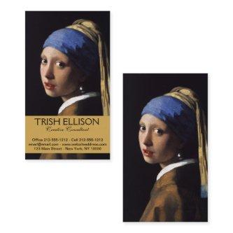 Vermeer Girl Pearl Earring Masterpiece Painting
