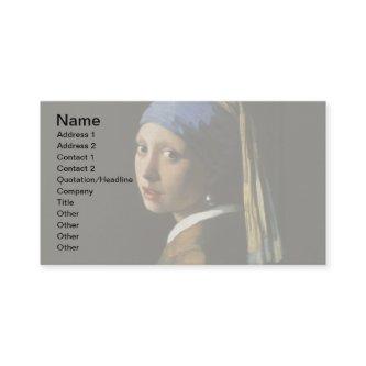 Vermeer Girl Pearl Earring Masterpiece Painting
