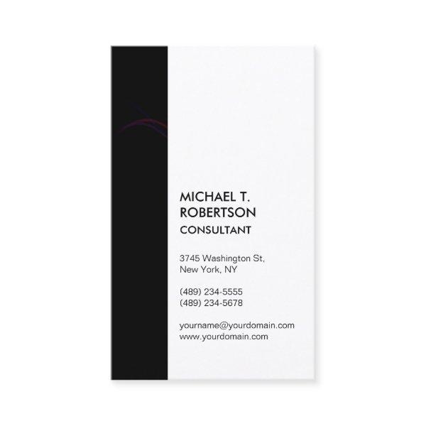 Vertical Black Stripe White Modern Stylish Amazing