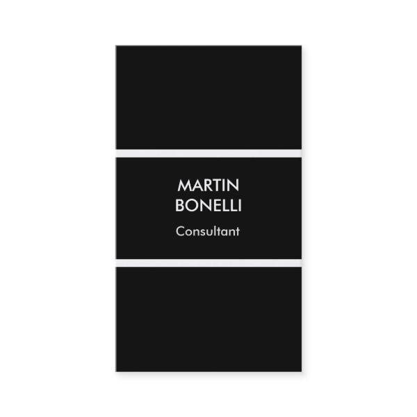 Vertical Black White Border Stylish