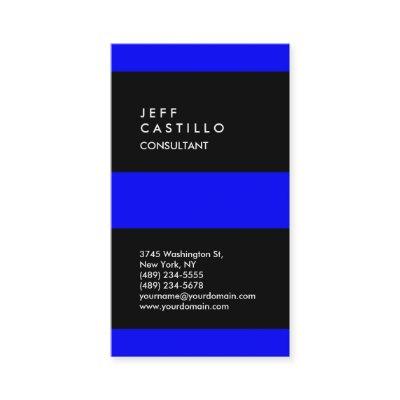 Vertical Blue Black Striped Trendy