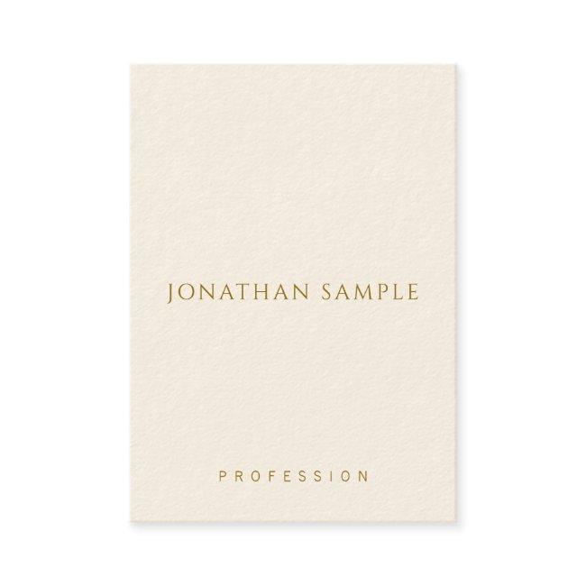 Vertical Gold Text Elegant Template