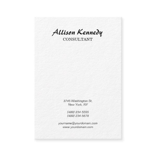 Vertical Chubby Ultra Thick White Brush Script