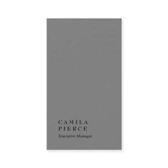 Vertical elegant impressive grey plain manager