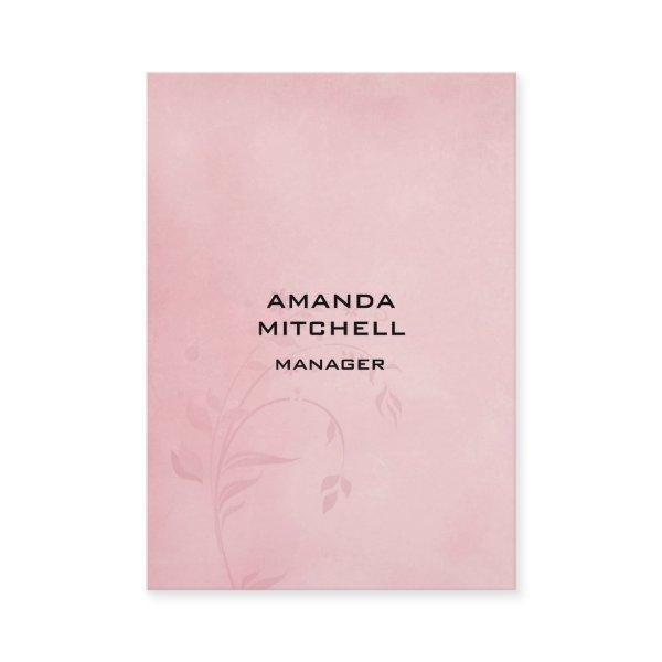 Vertical Floral Pink Background Plain Modern